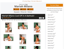 Tablet Screenshot of clubmariahmilano.com